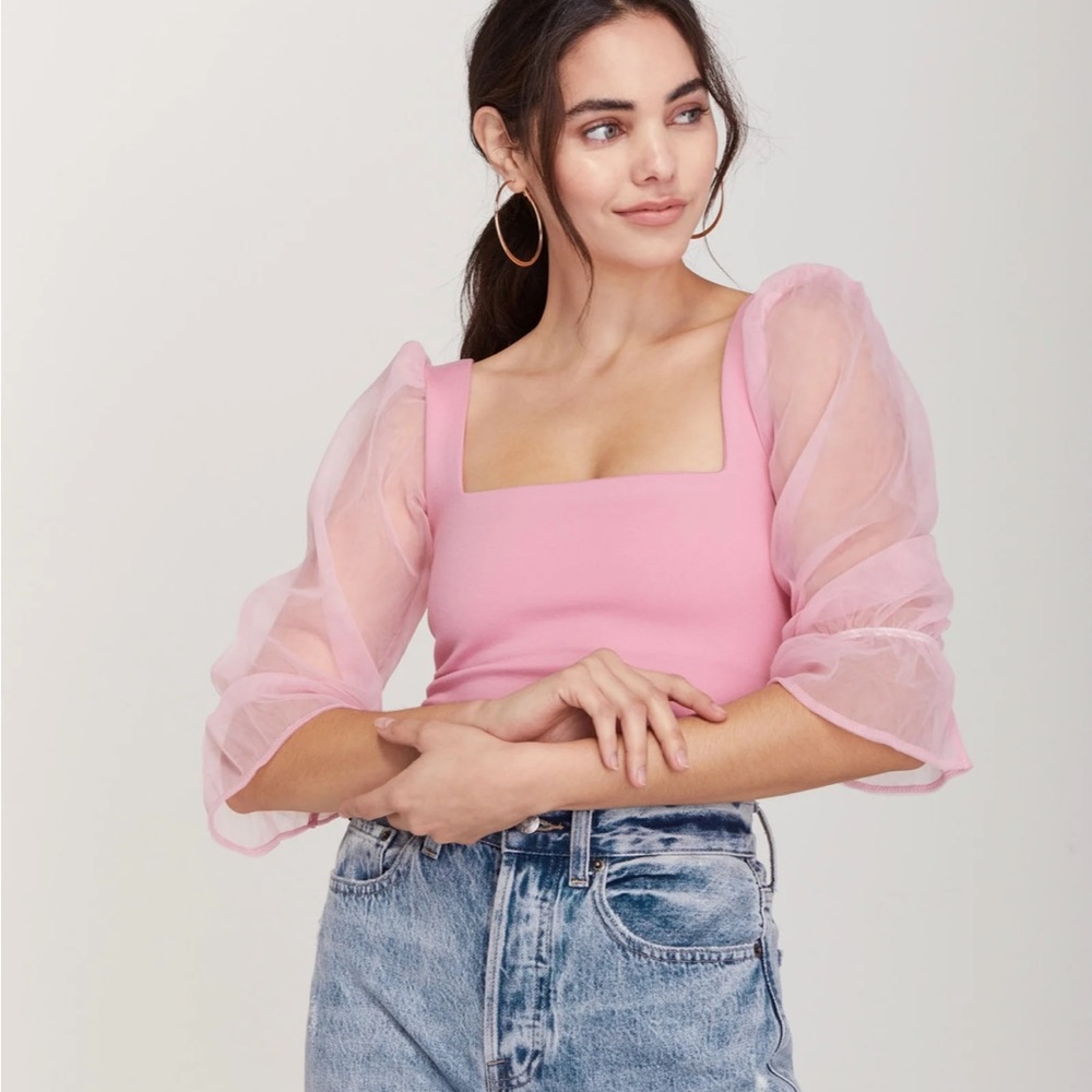 Pink bodysuit